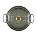 Caçarola Buffet Signature Thyme com Pegador Dourado 3,2L 30cm Le Creuset