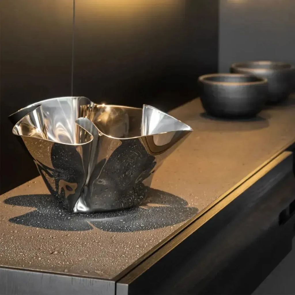 Cachepot / Fruteira / Balde Gelo Fiori Inox Riva