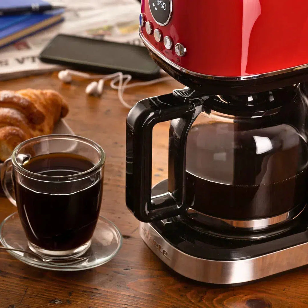 Cafeteira Americana Moderna Vermelha 15 Xícaras 127V 900W Ariete