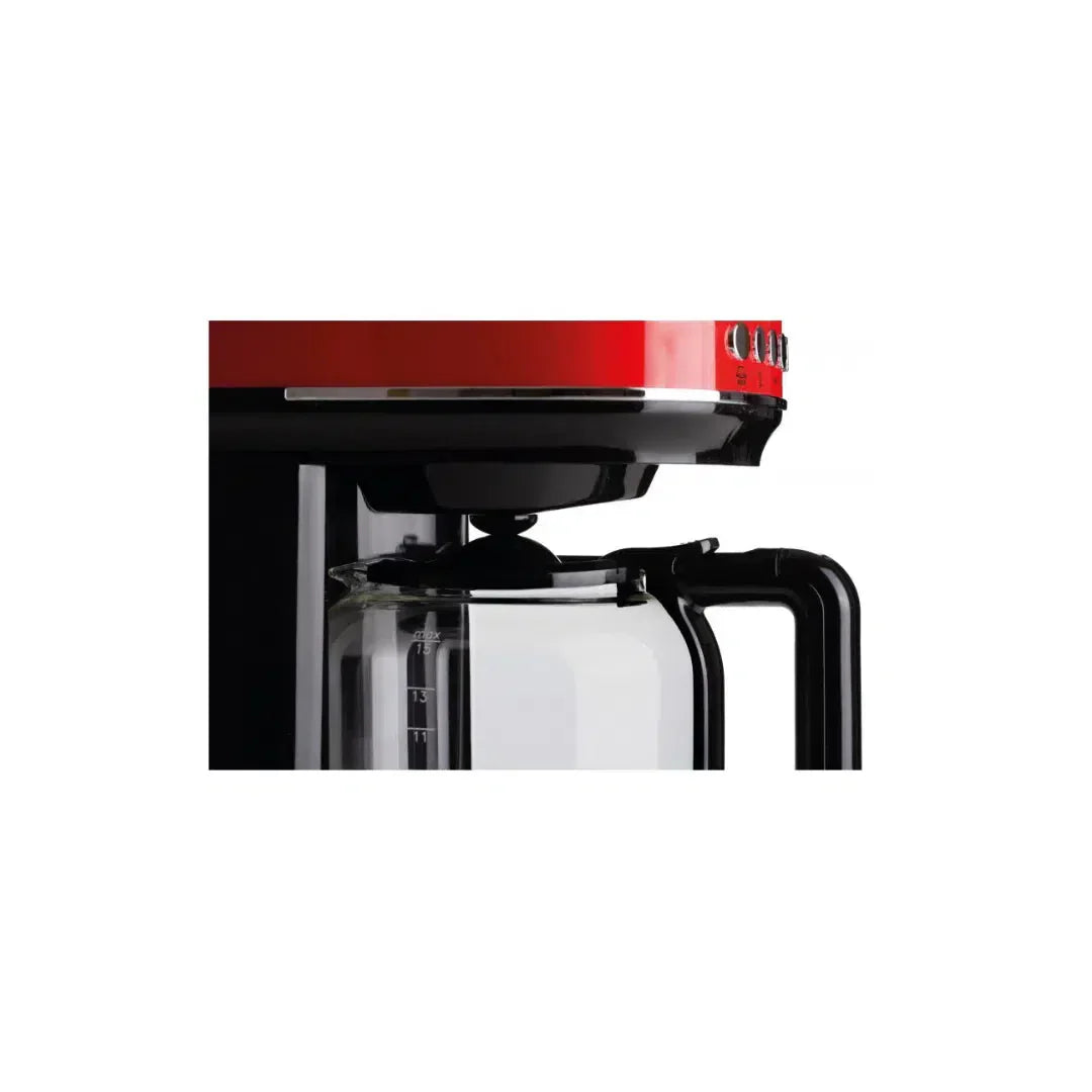 Cafeteira Americana Moderna Vermelha 15 Xícaras 127V 900W Ariete