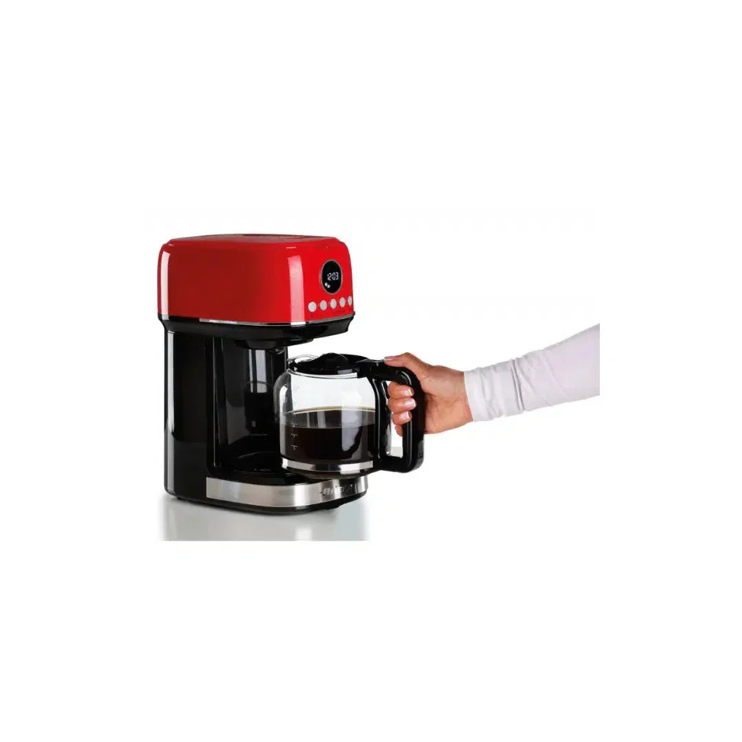 Cafeteira Americana Moderna Vermelha 15 Xícaras 220V 900W Ariete