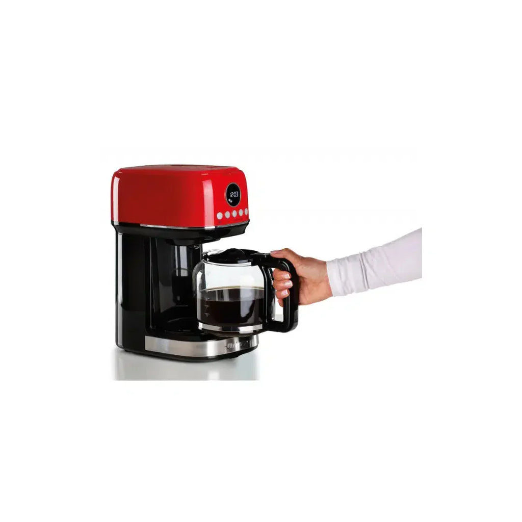Cafeteira Americana Moderna Vermelha 15 Xícaras 127V 900W Ariete