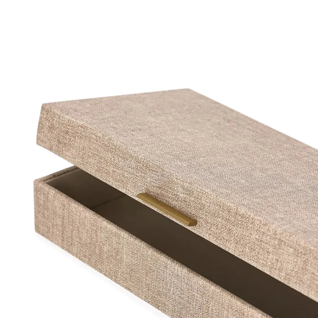 Caixa em MDF com Revestimento PU 9x34x17cm Mart
