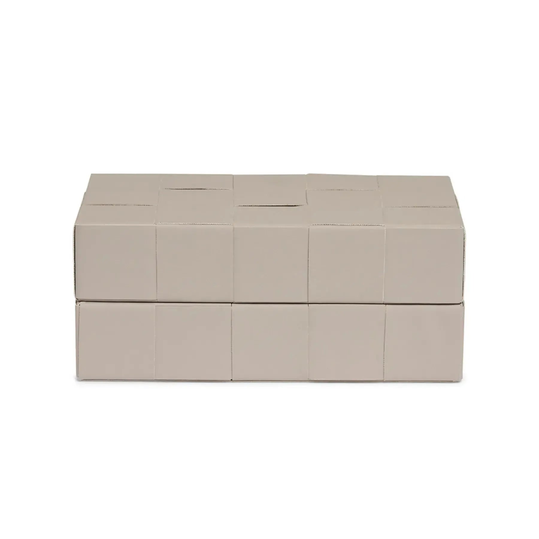 Caixa em MDF com Revestimento PU Interno Aveludado Cinza 4x10x6cm Mart
