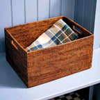 Caixa para Armazenamento em Rattan Bahali 50x40x20cm