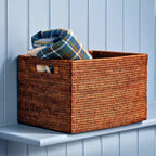 Caixa para Armazenamento em Rattan Bahali 50x40x20cm