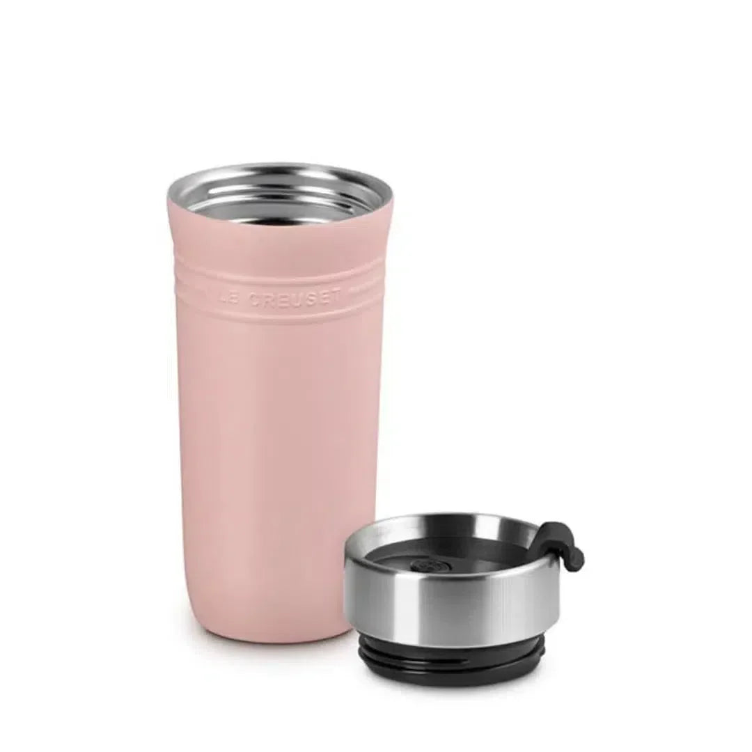 Caneca Térmica On The Go Shell Pink 350ml Le Creuset