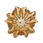Centro de Mesa Decorativo Vidro Italy Ambar 21x10cm