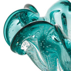 Centro de Mesa Decorativo Vidro Italy Tiffany 21x10cm