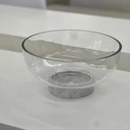 Centro de Mesa Vidro / Mármore 12x24,5cm Linha Singular