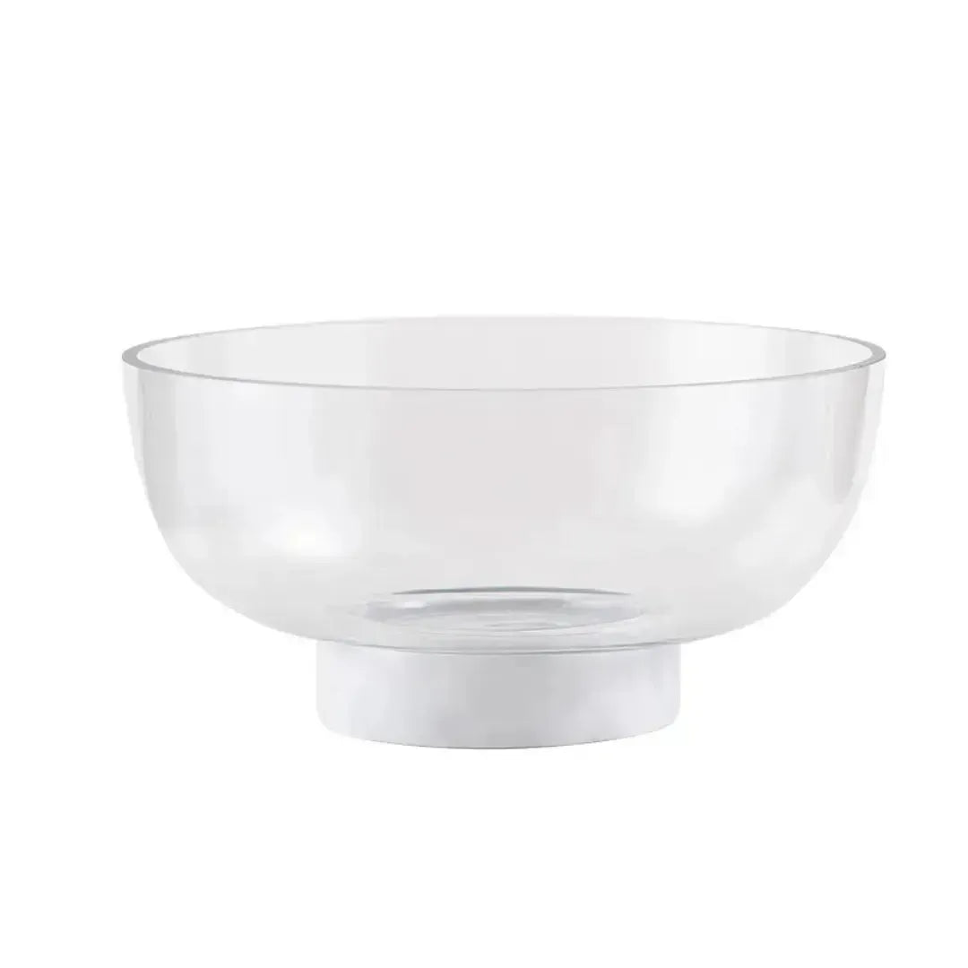 Centro de Mesa Vidro / Mármore 12x24,5cm Linha Singular
