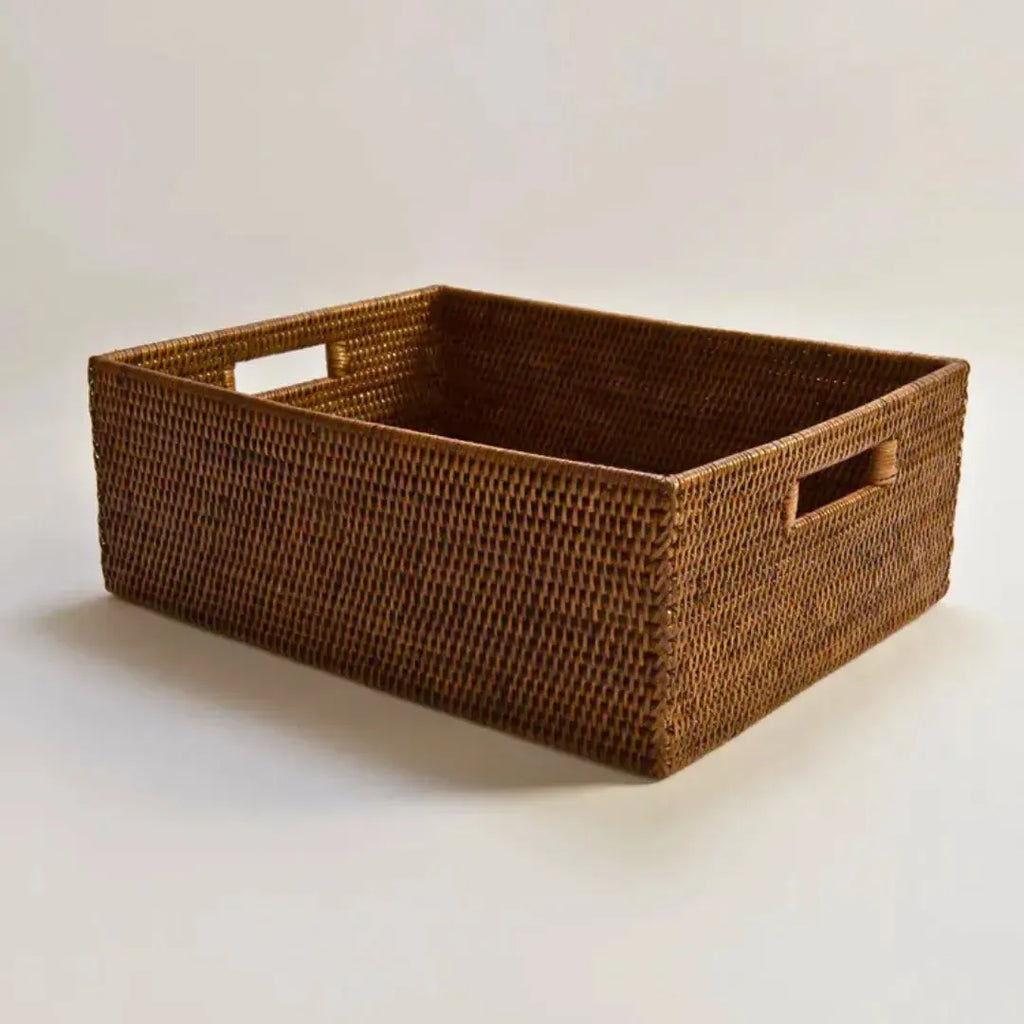 Cesta para Armazenamento em Rattan Bahali 30x25x23cm