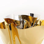 Champanheira / Cachepot Fiori Inox com Revestimento em Ouro 24k Riva