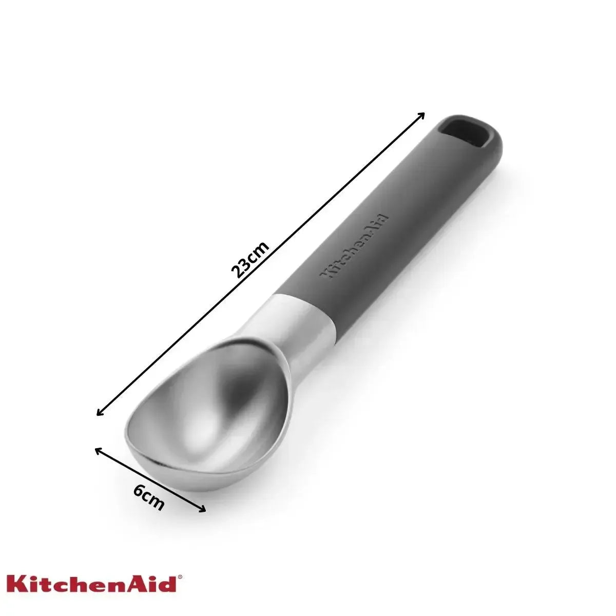 Colher de Sorvete Açaí Sobremesa Zinco Preto KitchenAid