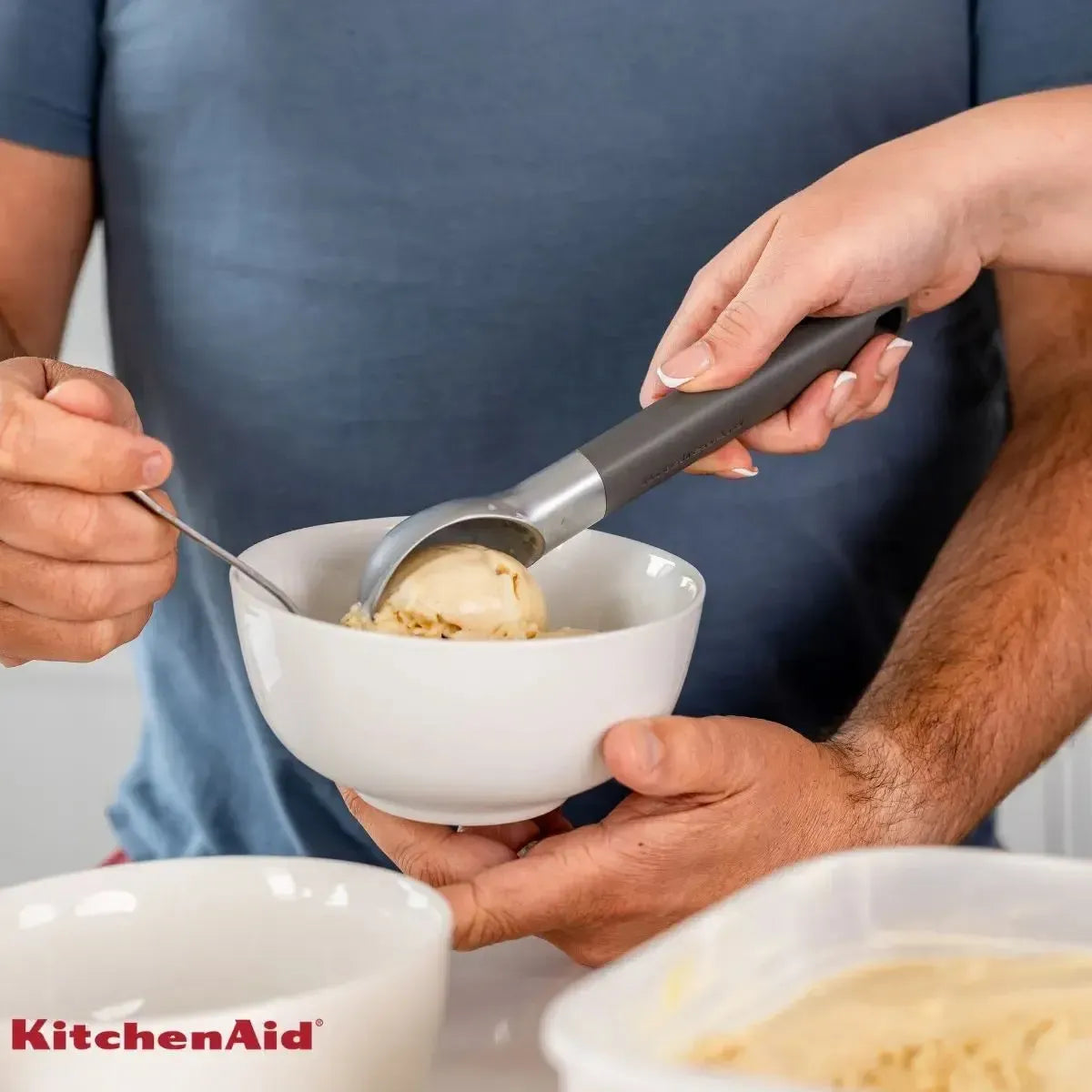Colher de Sorvete Açaí Sobremesa Zinco Preto KitchenAid
