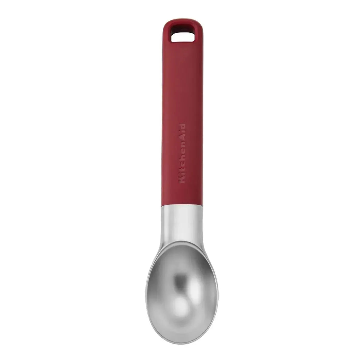 Colher de Sorvete Açaí Sobremesa Zinco Vermelha KitchenAid