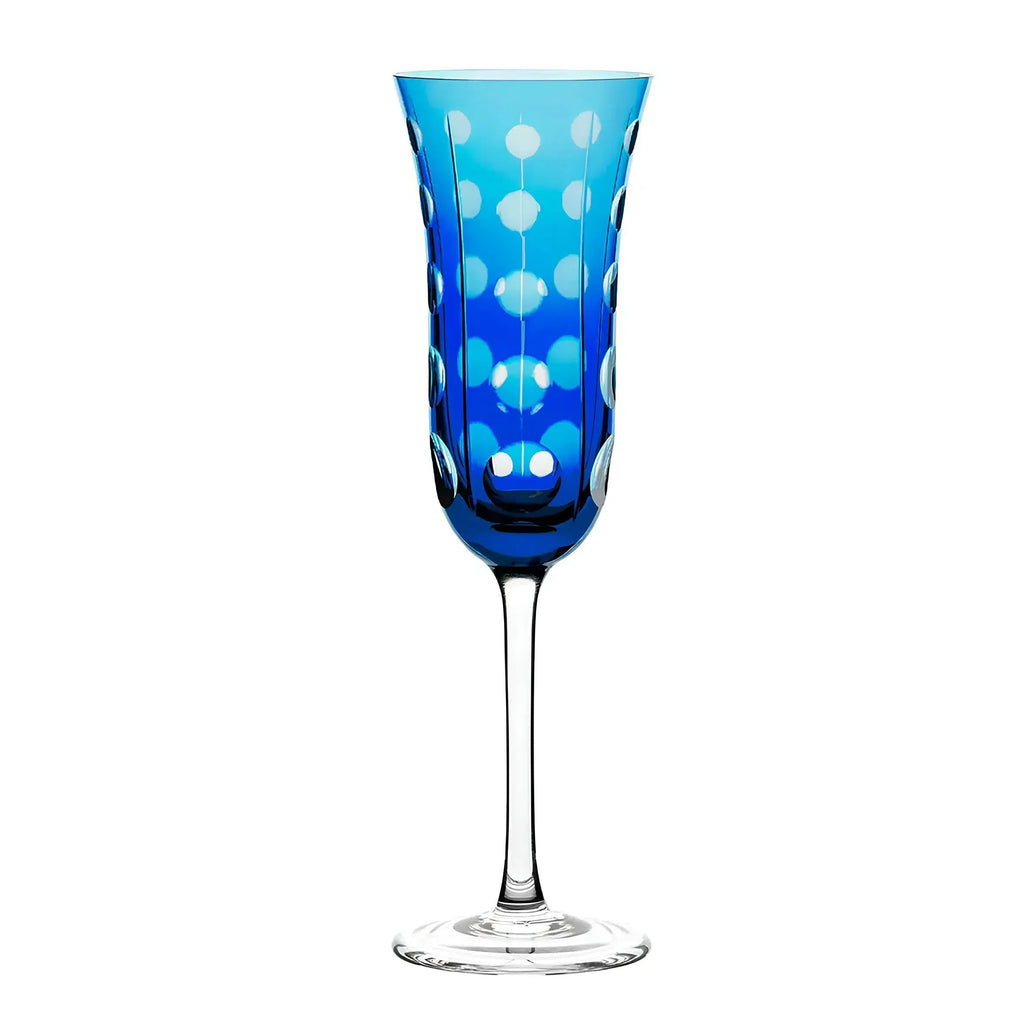 Conjunto 2 Taças Cristal para Champanhe Verde Escuro 190ml Strauss