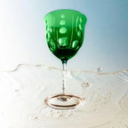 Conjunto 2 Taças Cristal para Vinho Tinto Verde Escuro 370ml Strauss