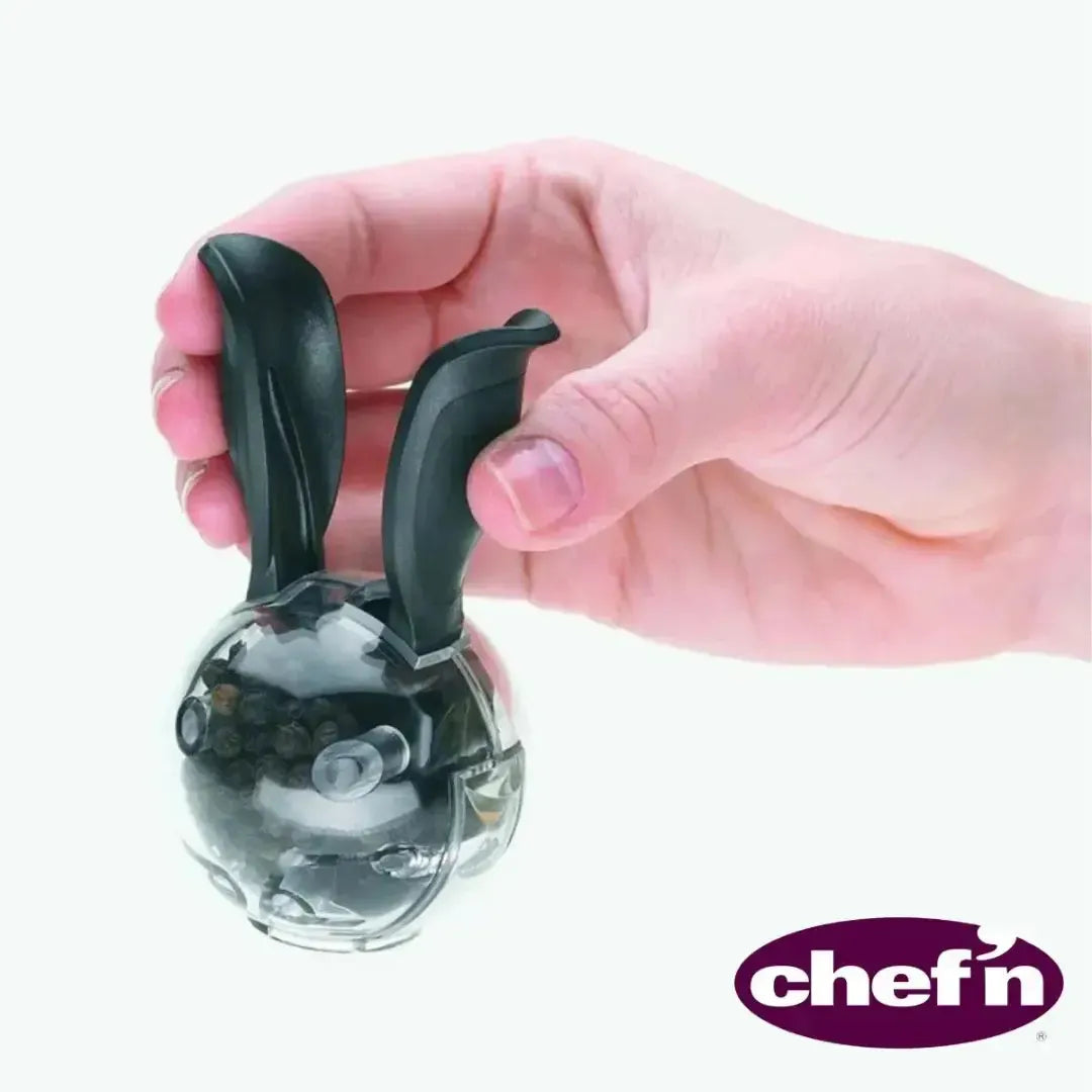Conjunto 2 peças Mini Moedores de Sal e Pimenta Magnético 10cm Chef'n