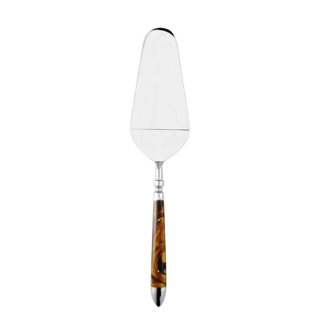 Conjunto 2 peças para Bolo Tartaruga Aço Inox Com Cabo Resina Wolff