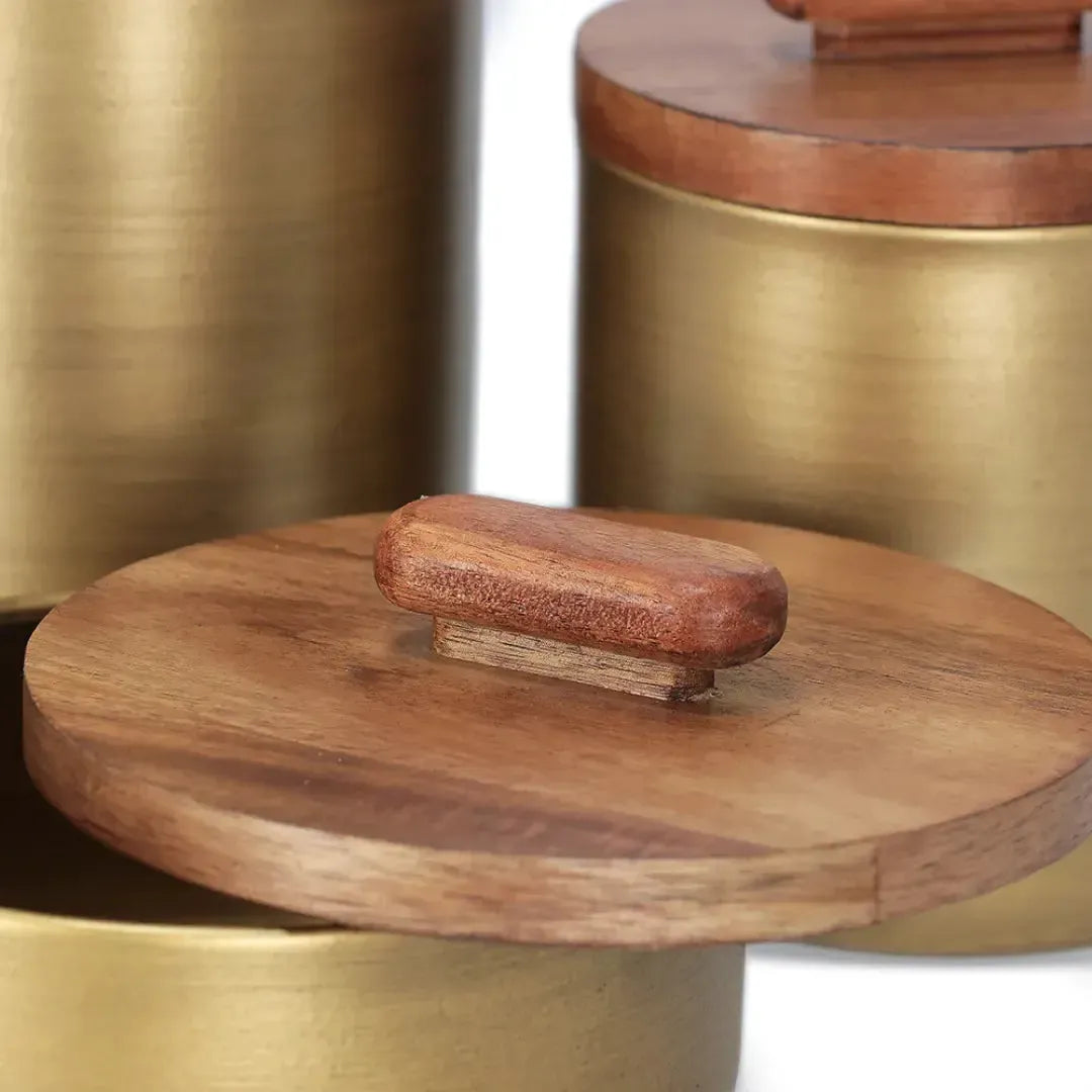 Conjunto 3 Potes para Cozinha Mart