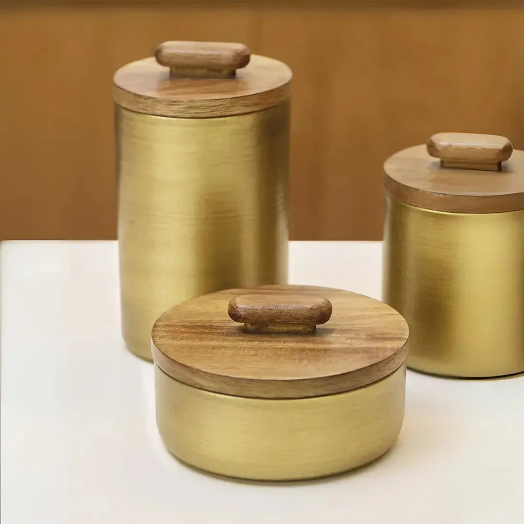 Conjunto 3 Potes para Cozinha Mart