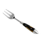 Conjunto 4 Garfos para Petisco Tartaruga Aço Inox Com Cabo Resina Wolff 13,5cm