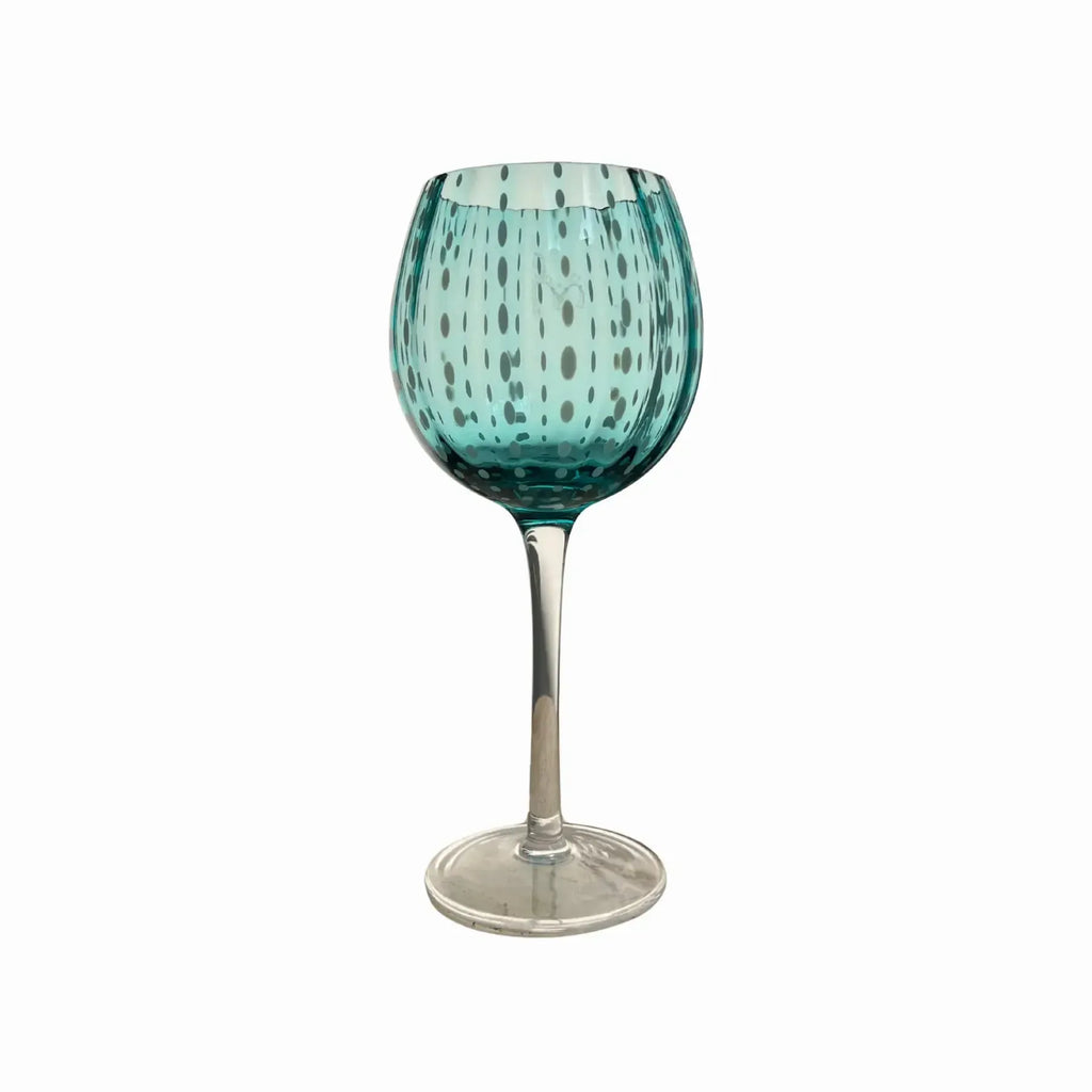 Conjunto 4 Taças para Vinho Vidro Verde Coloratta 450ml
