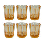 Conjunto 6 Copos Acrílico Azul Linha Náutica 300ml