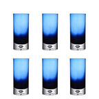 Conjunto 6 Copos Altos Vidro Verde Linha Refúgio 400ml
