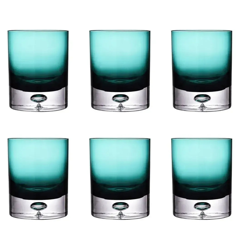 Conjunto 6 Copos Baixos Vidro Verde Linha Refúgio 350ml