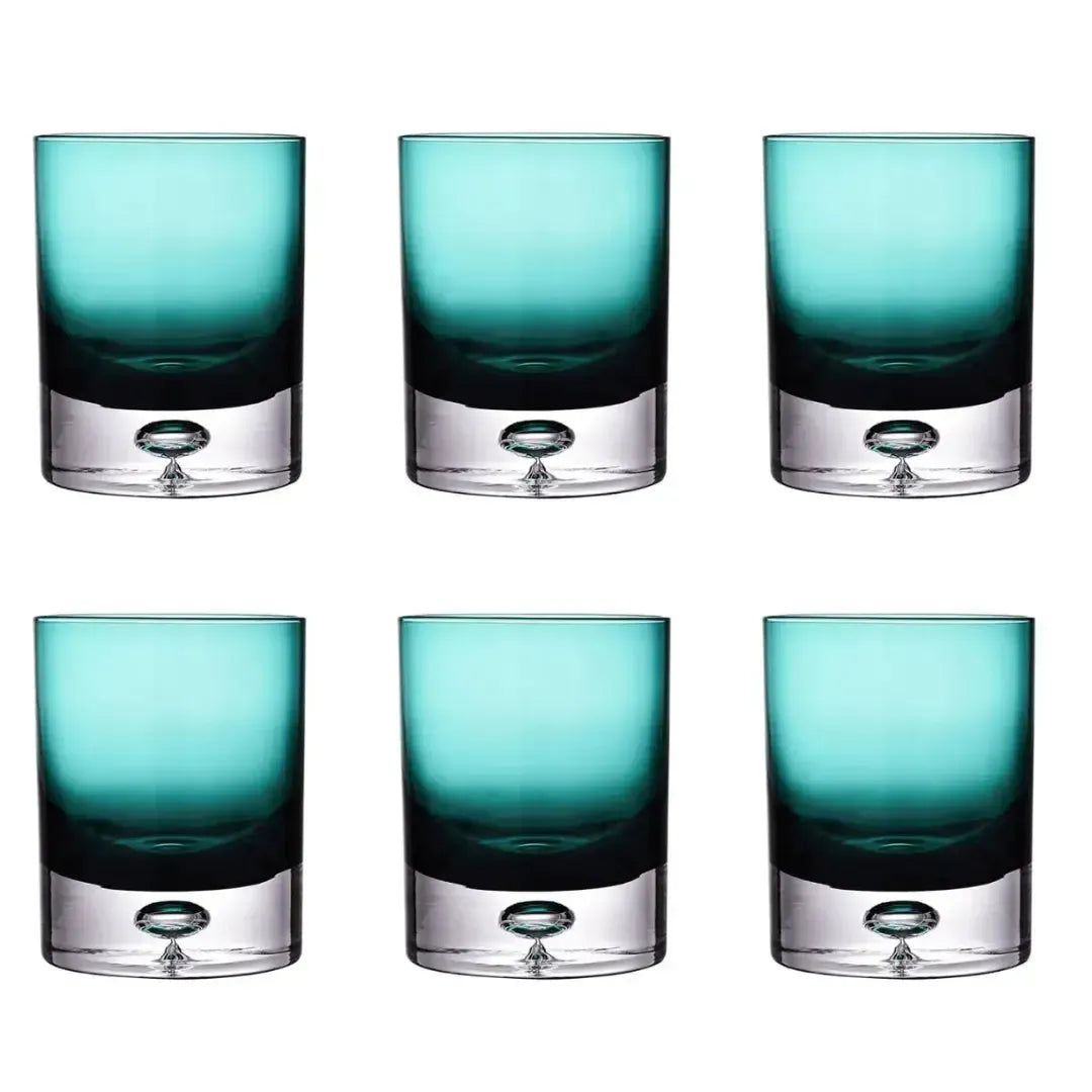 Conjunto 6 Copos Baixos Vidro Verde Linha Refúgio 350ml