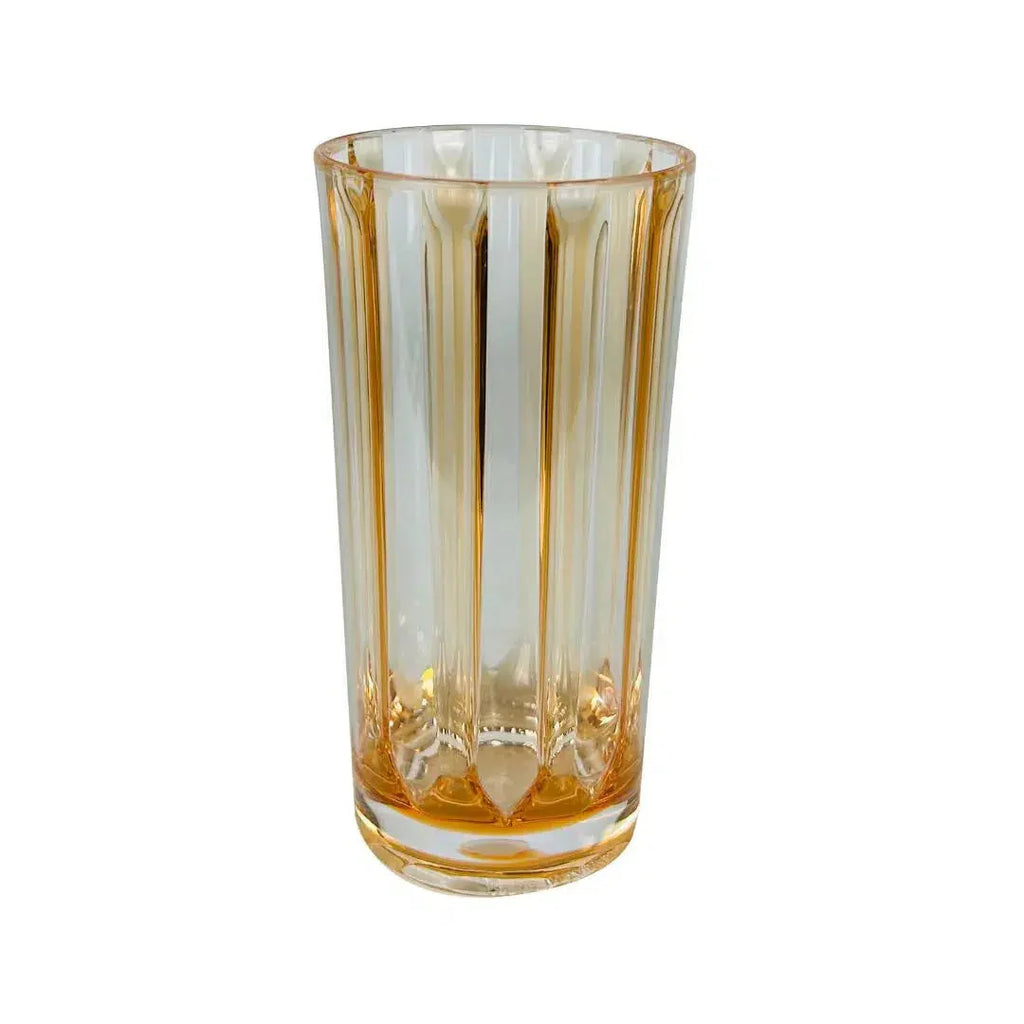 Conjunto 6 Copos Long Drink Acrílico Azul Linha Náutica 500ml