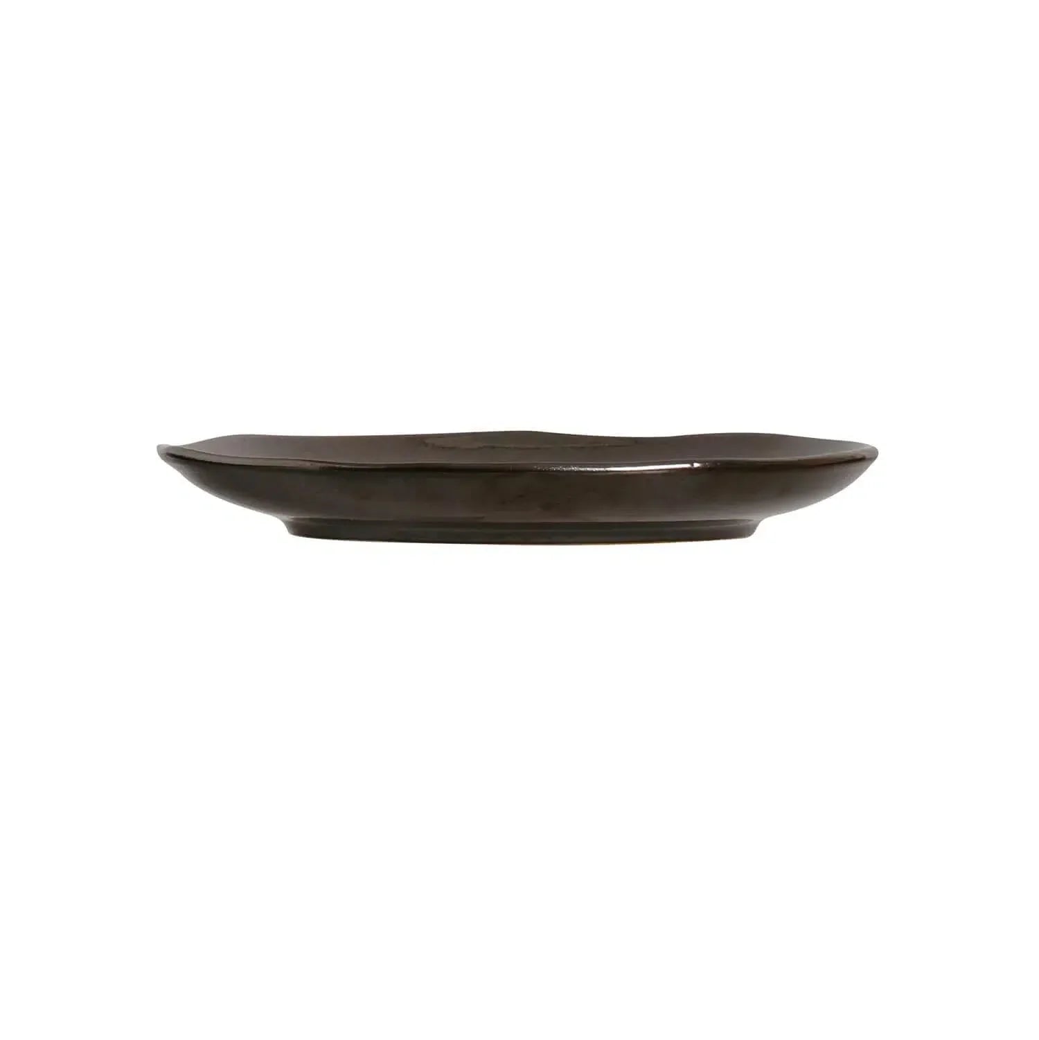 Conjunto 6 Pratos de Sobremesa Stoneware Orgânico Ferrum 19,5cm Porto Brasil