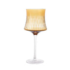 Conjunto 6 Taças Vidro Âmbar / Transparente Linha Sintonia 500ml