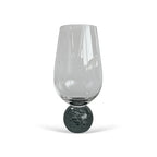 PRÉ-VENDA: Conjunto 6 Taças Vidro Transparente base Esfera Fumê Linha Sintonia 550ml