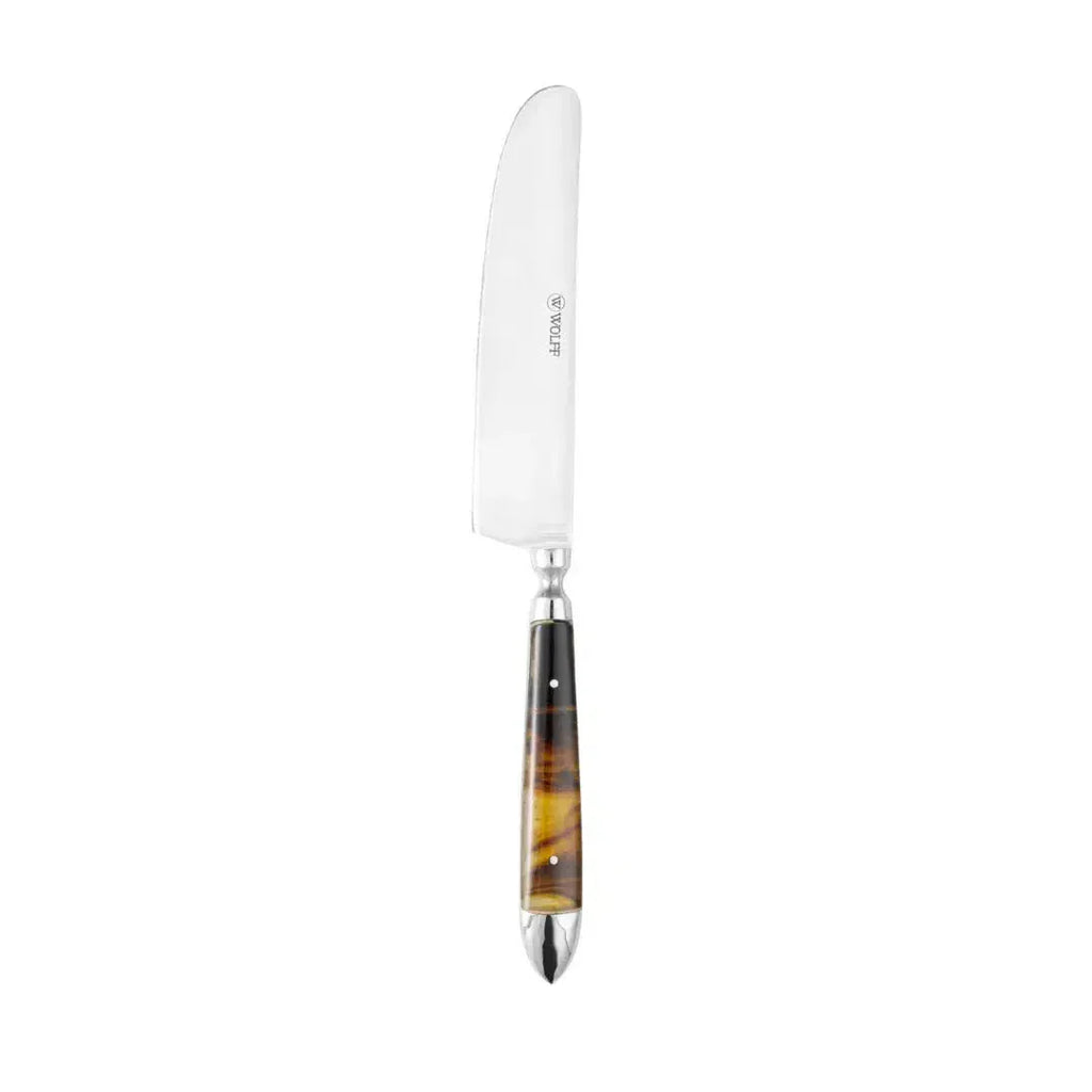 Conjunto 6 Talheres Tartaruga Aço Inox Com Cabo Resina Wolff