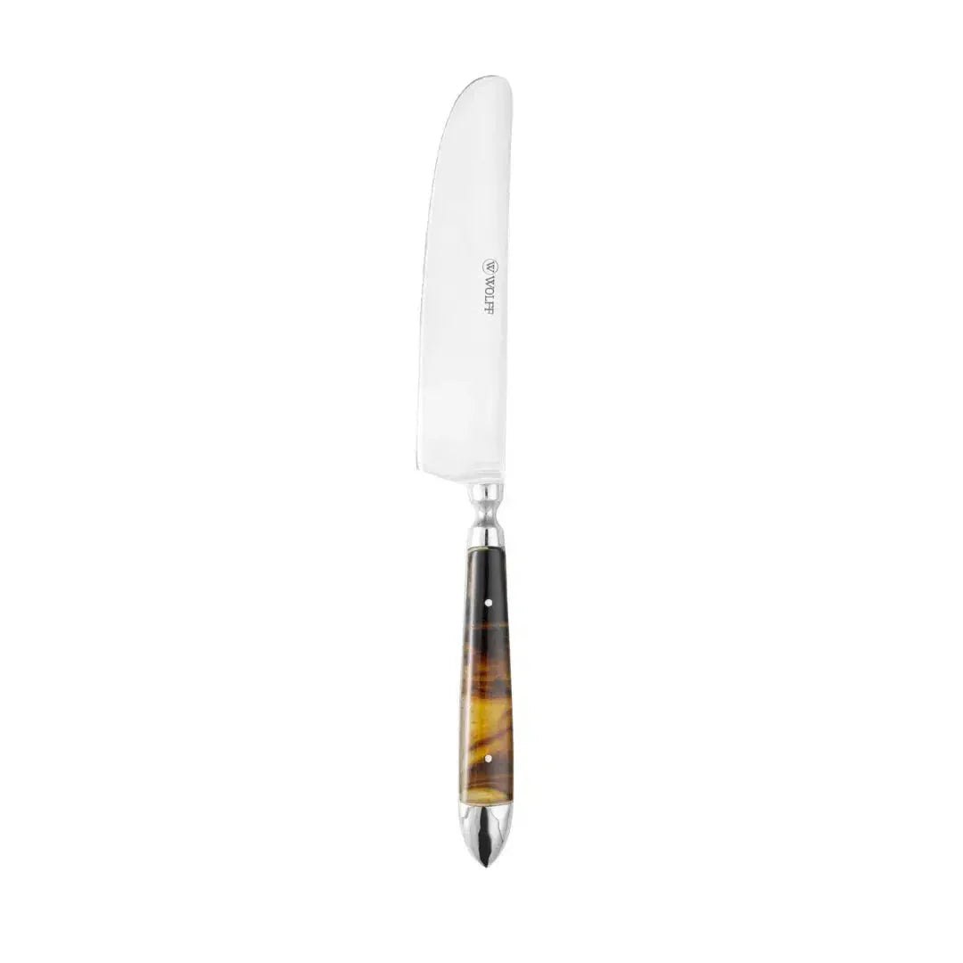 Conjunto 6 Talheres Tartaruga Aço Inox Com Cabo Resina Wolff