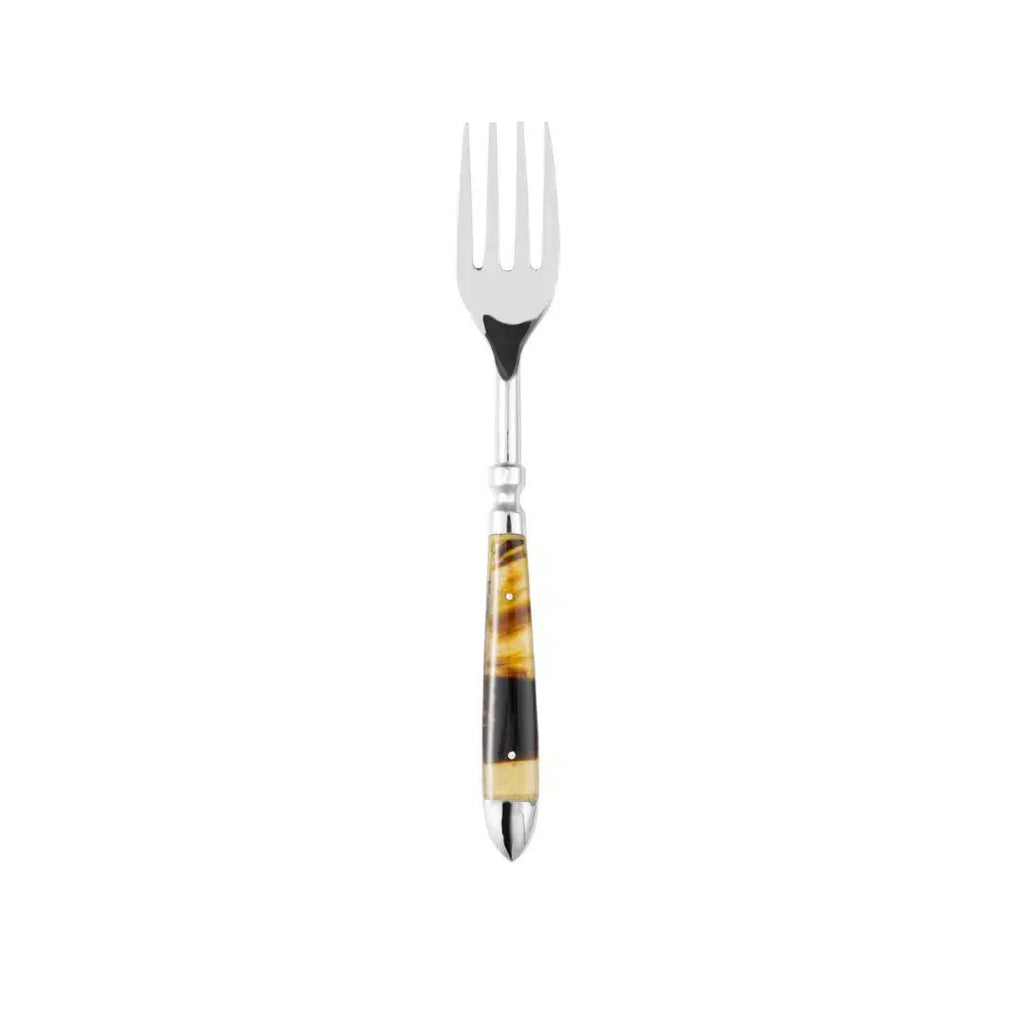 Conjunto 6 Talheres Tartaruga Aço Inox Com Cabo Resina Wolff