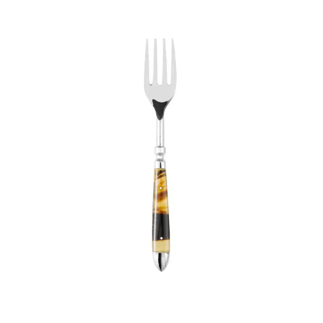 Conjunto 6 Talheres Tartaruga Aço Inox Com Cabo Resina Wolff