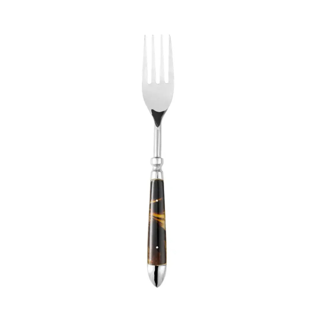 Conjunto 6 Talheres Tartaruga Aço Inox Com Cabo Resina Wolff