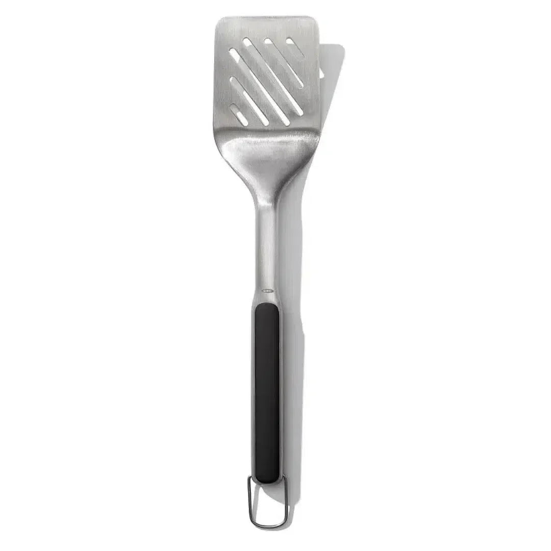 Conjunto Pinça e Espátula para Churrasco Inox OXO