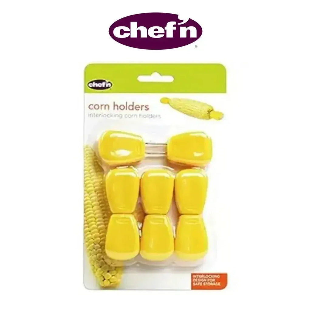 Conjunto com 4 Pares de Espetos para Milho Ponta Dupla Chef'n