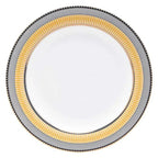 Conjunto com 6 Pratos Rasos Porcelana Blue Star 28cm Strauss