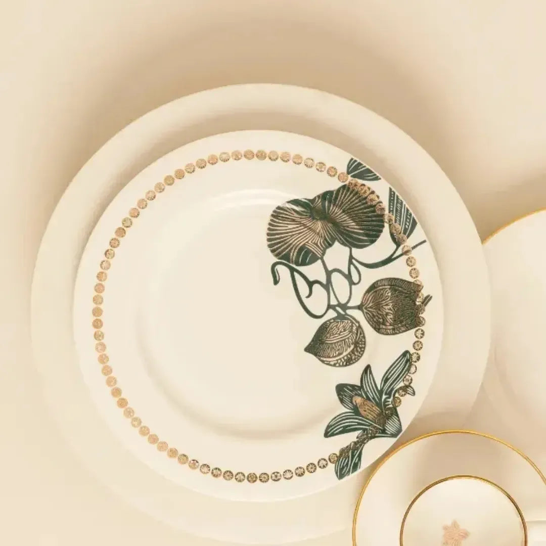Conjunto com 6 Pratos Rasos Porcelana Híbridos 27,5cm Strauss