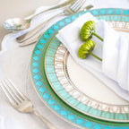 Conjunto com 6 Pratos Rasos Porcelana Marie 28cm Strauss