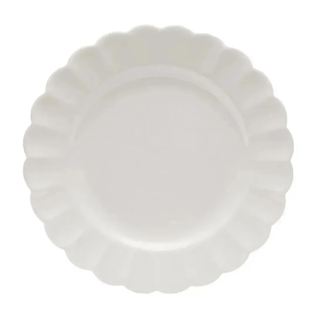 Conjunto com 6 Pratos de Sobremesa Porcelana Flora Camélia 22cm Oxford