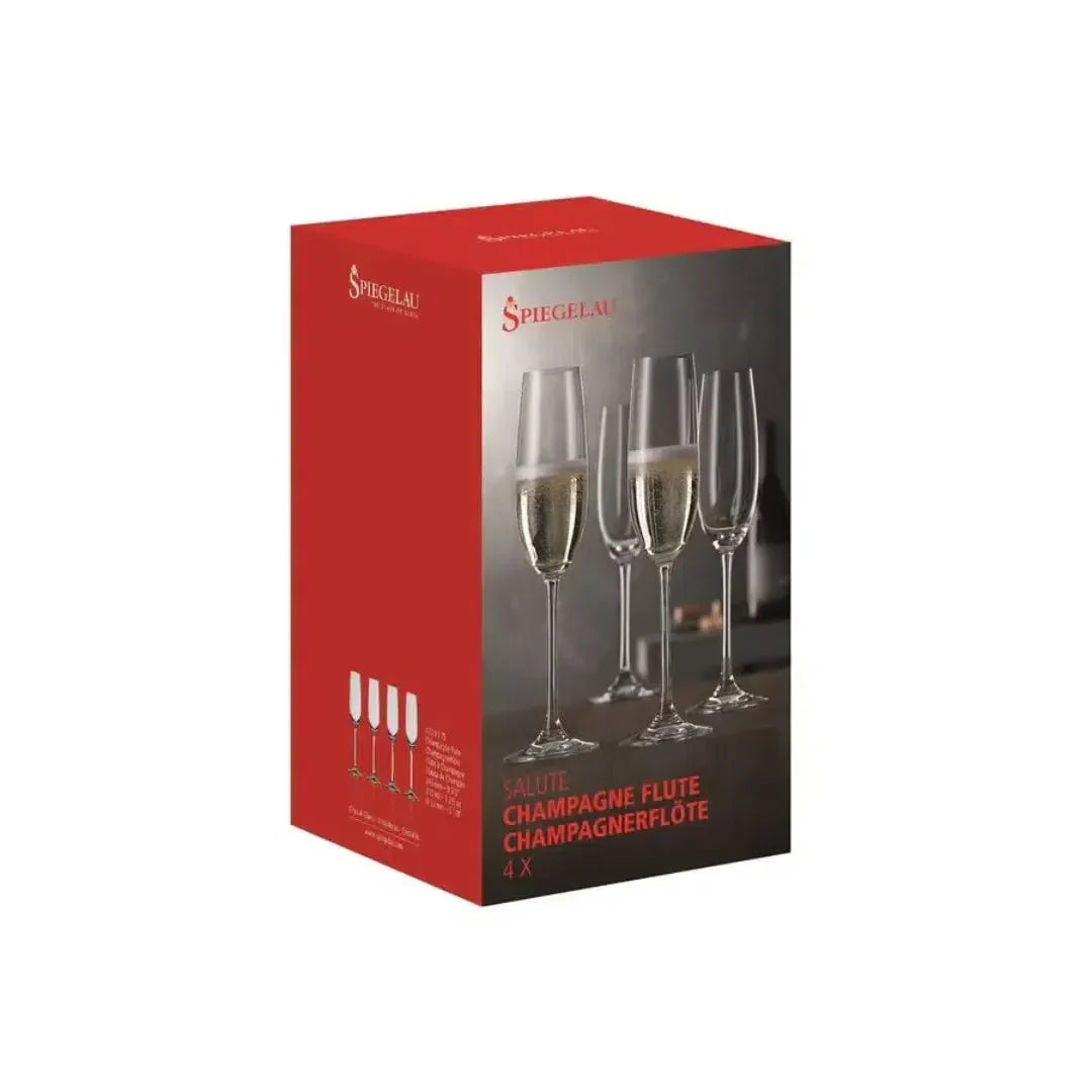 Conjunto de 4 Taças de Champagne 210ml Salute Spiegelau