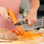 Descascador Peeler Frutas Legumes Cinza KitchenAid
