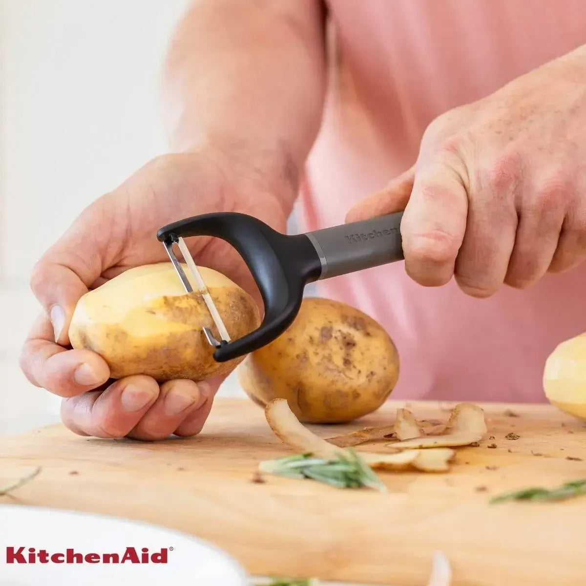 Descascador Y-Peeler Frutas Legumes Vermelho KitchenAid